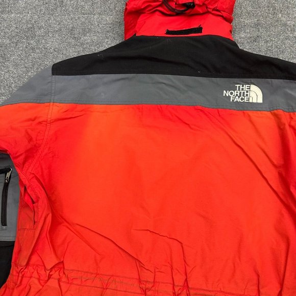 Vtg 90s The North Face Gore-Tex Mountain Guide Jacket Mens Medium Red Black Gray - Picture 9 of 14